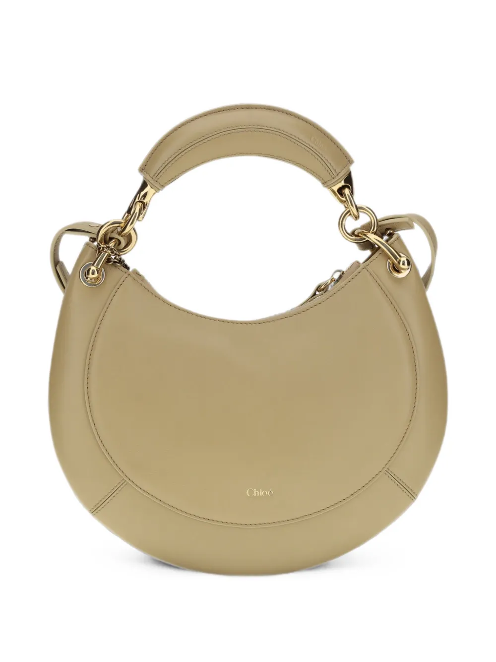 Chloé Borsa a spalla Marcie mini in pelle - Toni neutri