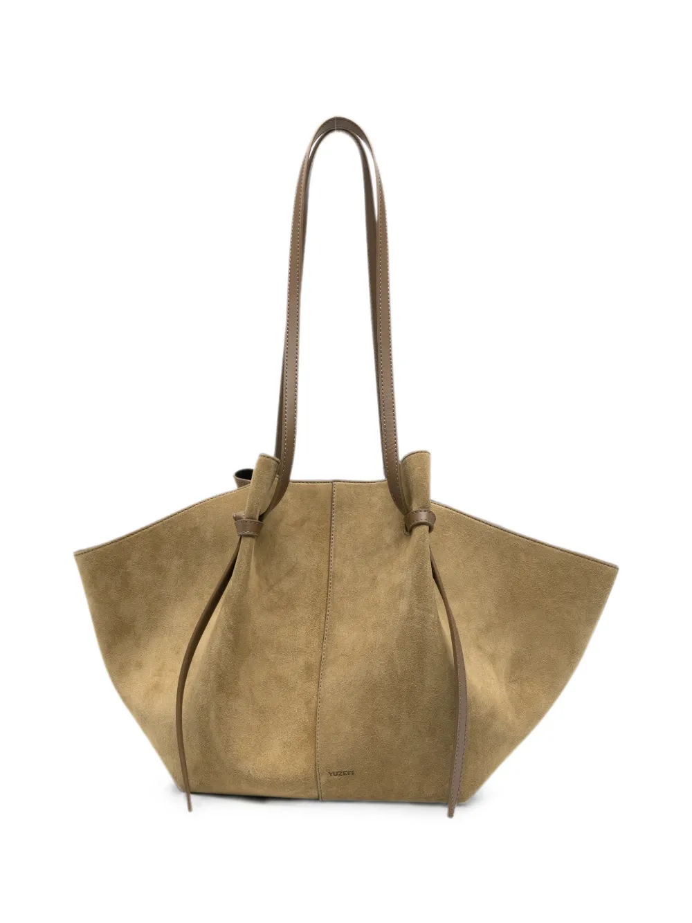 Yuzefi large Mochi leather shoulder bag - Verde