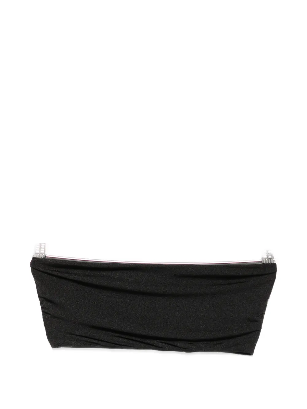 Moutaki Ruched Bikini Top In Black