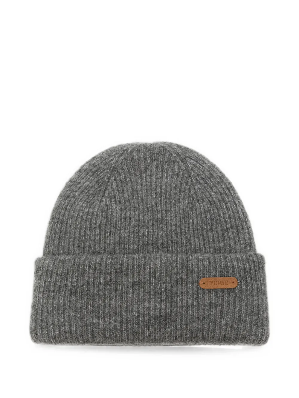 Yerse Ribbed-knit Beanie Hat In Gray