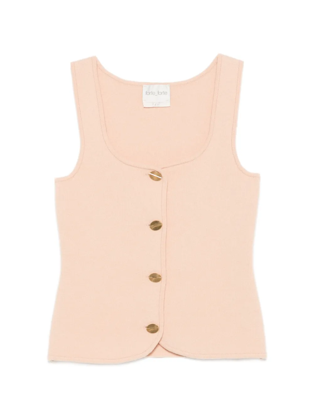 Forte Forte button-up knitted vest