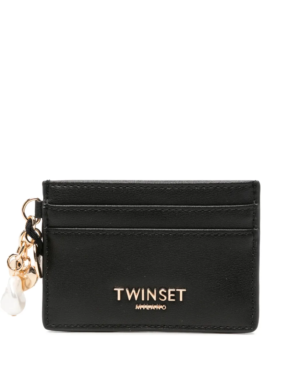 TWINSET Portacarte con ciondolo - Nero