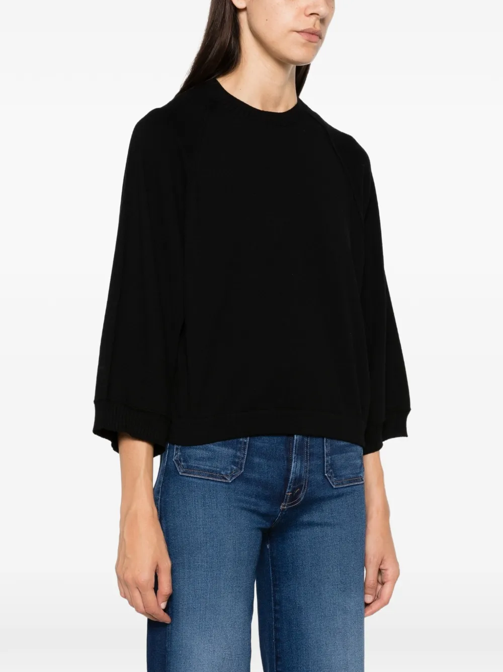 TWINSET raglan-sleeve sweater Zwart