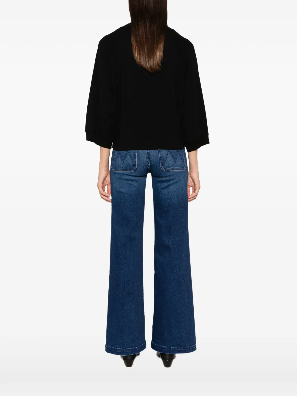 TWINSET raglan-sleeve sweater Zwart