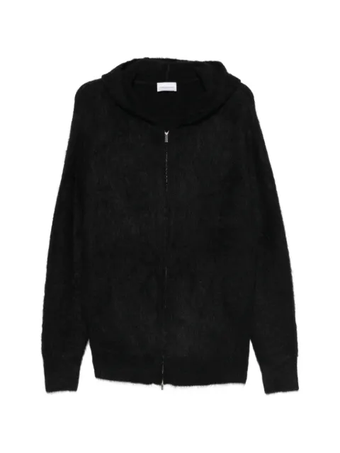 7 For All Mankind zip-up hooded cardigan