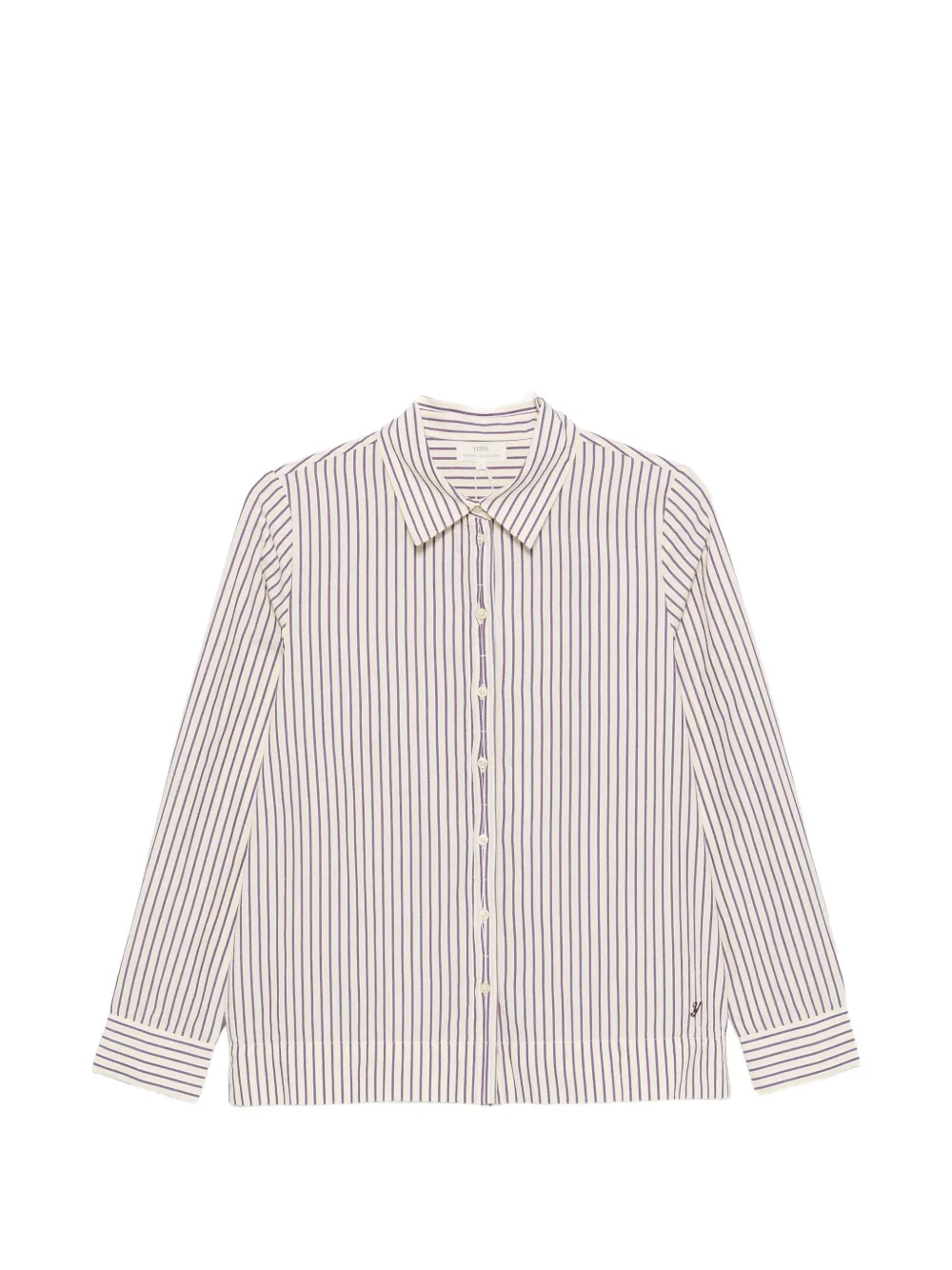 YERSE vertical-stripe shirt - Jaune YERSE vertical-stripe shirt - Jaune