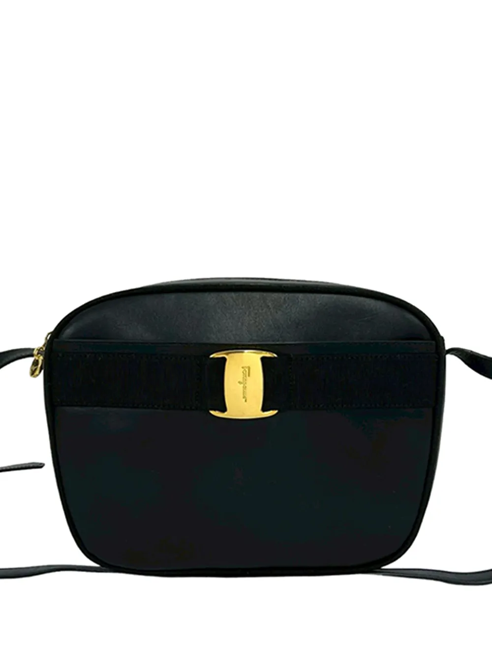 Ferragamo Pre-Owned 2010-2026 Vara Calfskin crossbody bag - Nero