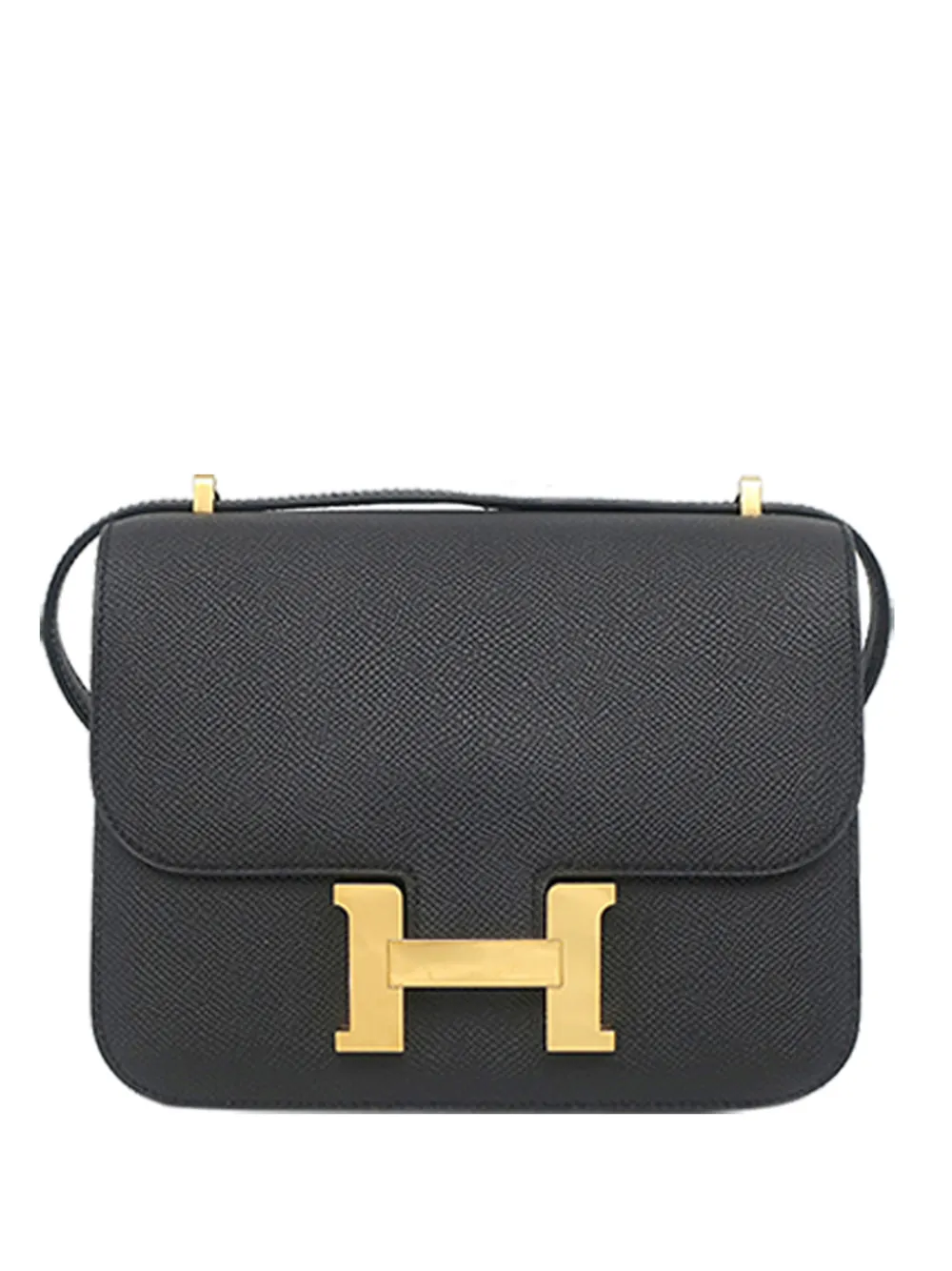 Hermès Pre-Owned 2022 Mini Epsom Constance III 18 crossbody bag - Schwarz