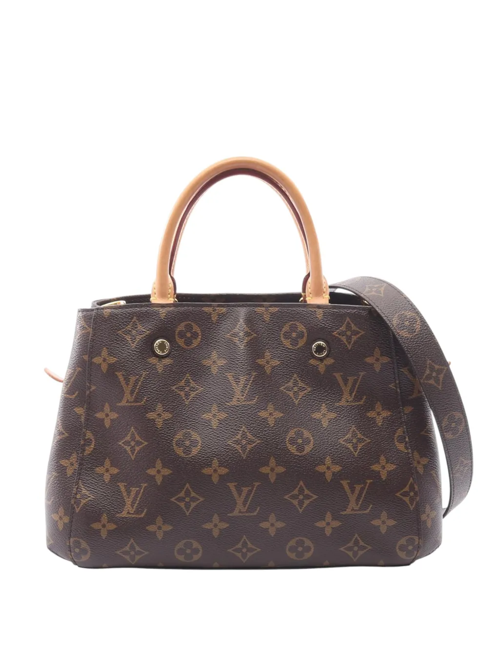 Louis Vuitton Pre-Owned 2018 Monogram Montaigne BB satchel - Marrone