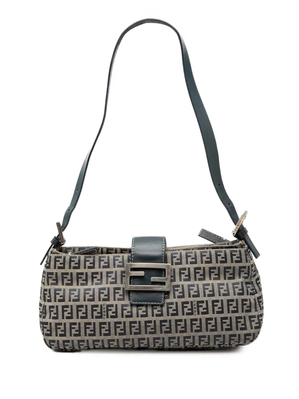 Fendi Pre-Owned 2000-2010 Zucchino Canvas shoulder bag - Grigio