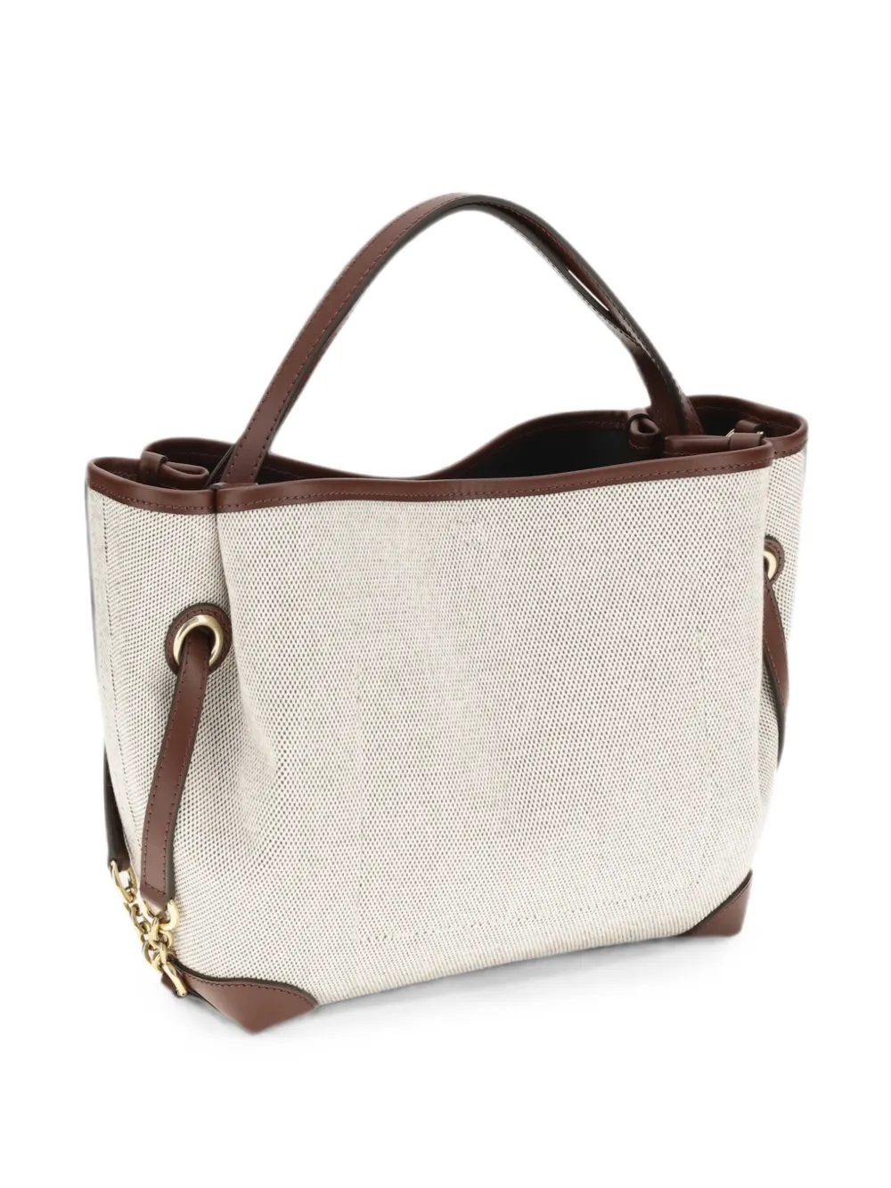 Chloé Borsa tote Clover con logo - Toni neutri