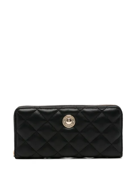 TWINSET quilted logo-plaque wallet