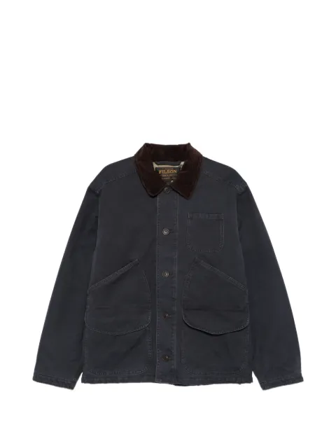 Filson corduroy-collar canvas jacket