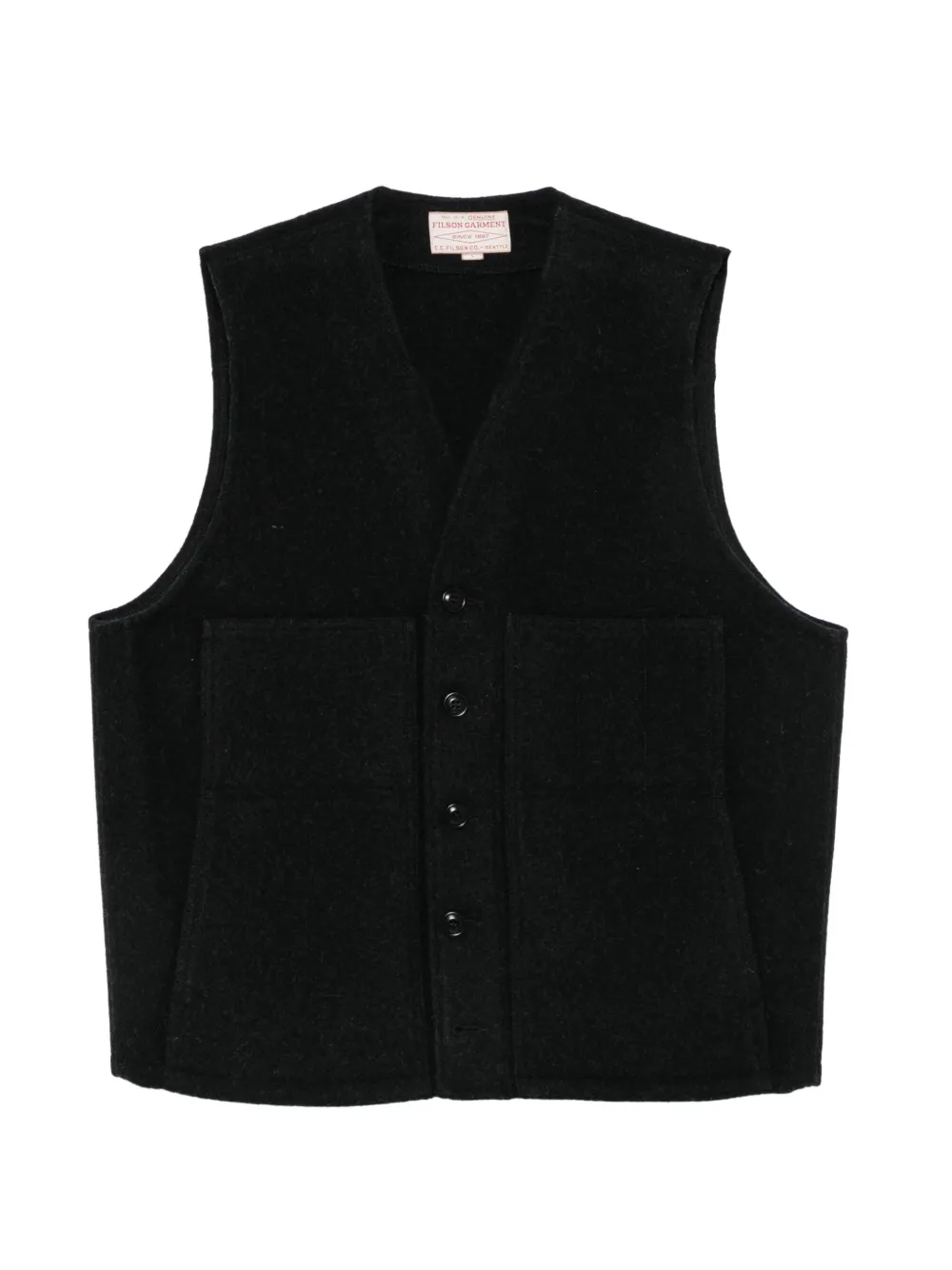 Filson Mackinaw button-up wool gilet - Gris Filson Mackinaw button-up wool gilet - Gris