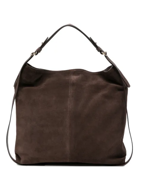 LORISTELLA Giorgia suede tote bag