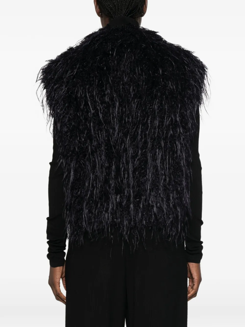 Forte Effen gilet Zwart
