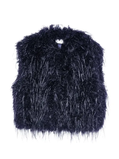 Forte Forte feather-effect sleeveless jacket