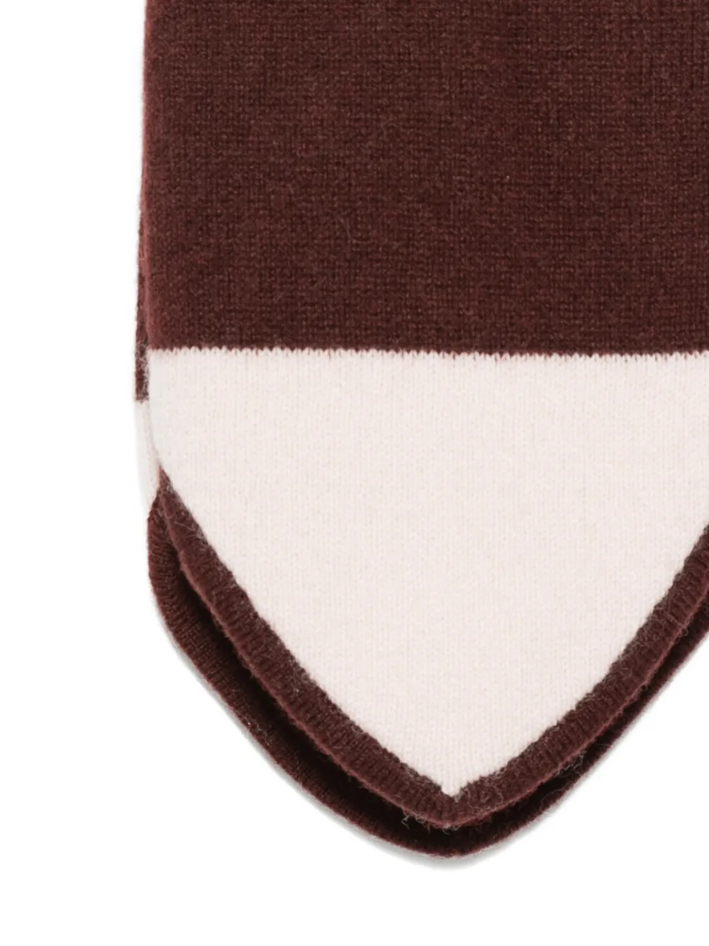 Forte striped scarf Bruin