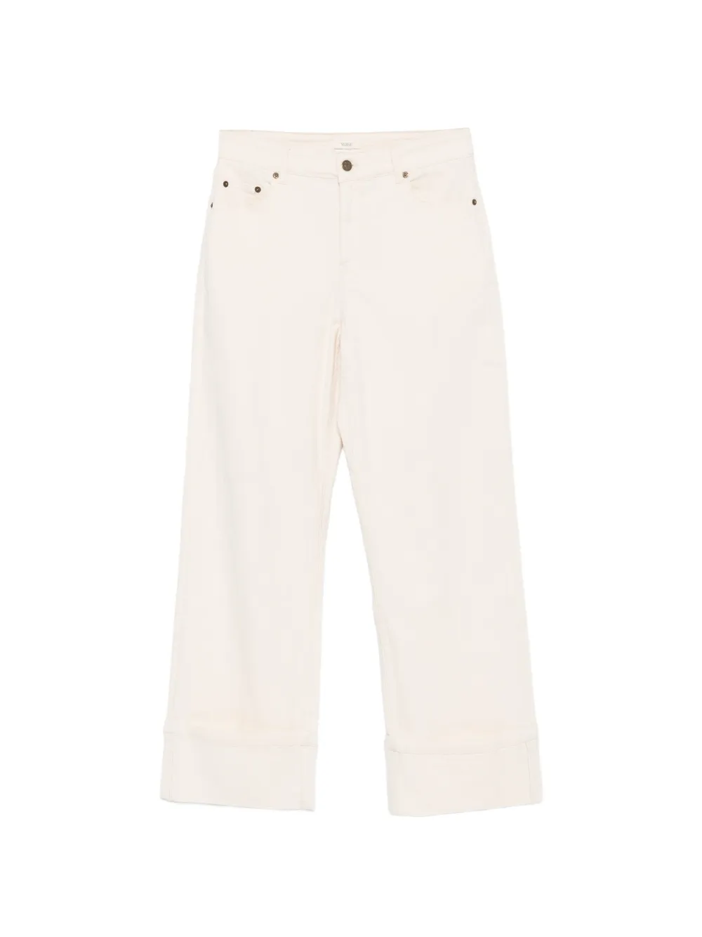 YERSE turn-up cuff jeans - Toni neutri