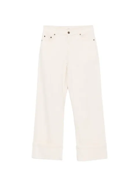 YERSE jeans con dobladillo vuelto