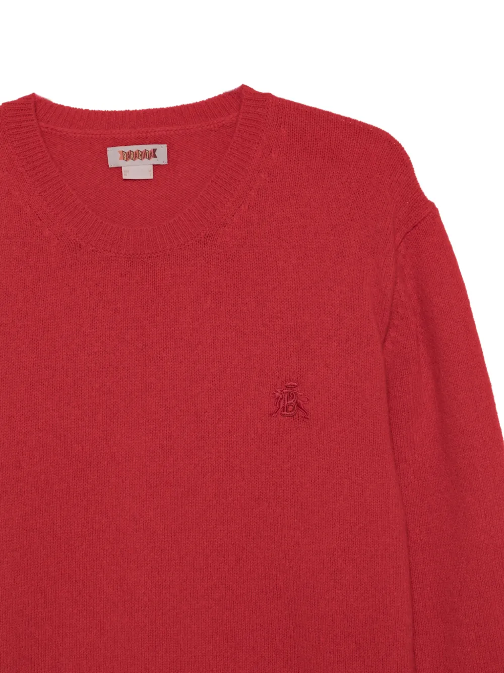 Baracuta logo-embroidered sweater Rood