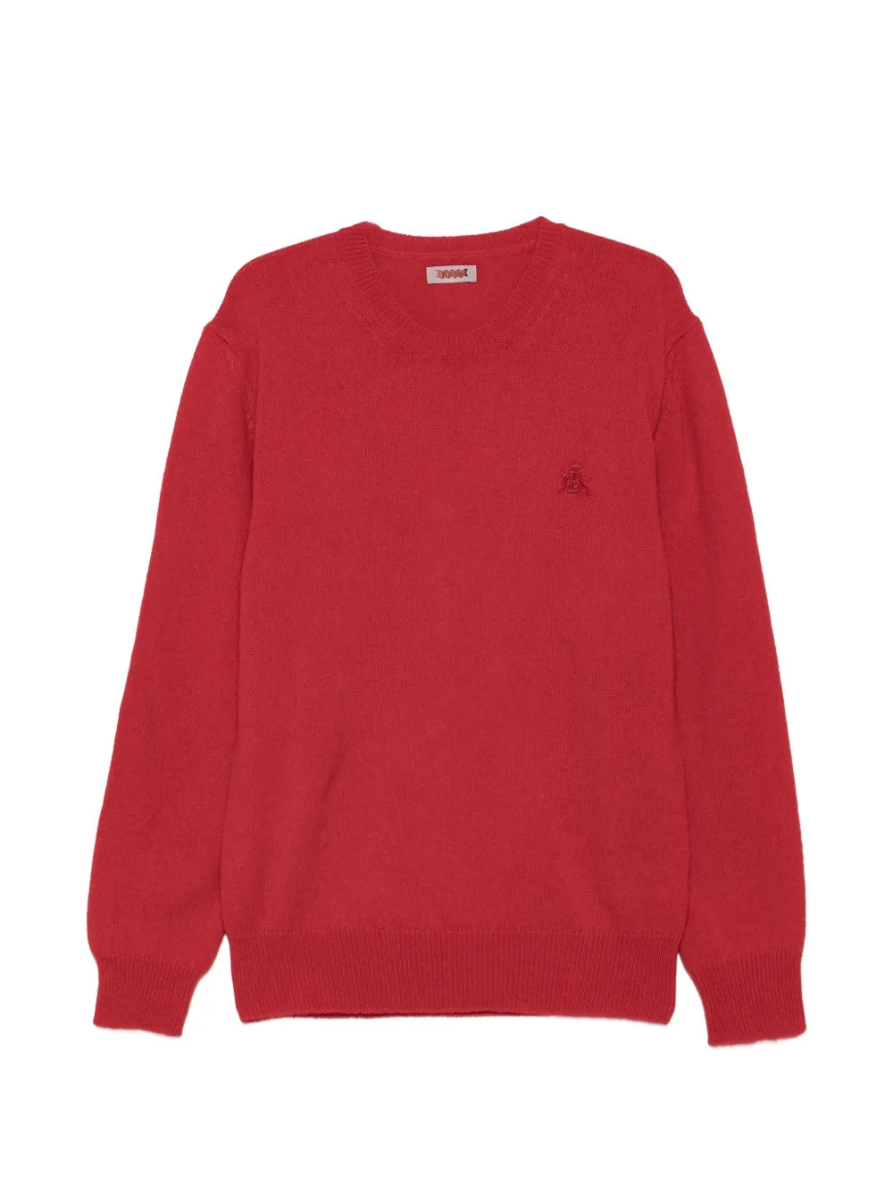 Baracuta logo-embroidered sweater - Rouge Baracuta logo-embroidered sweater - Rouge