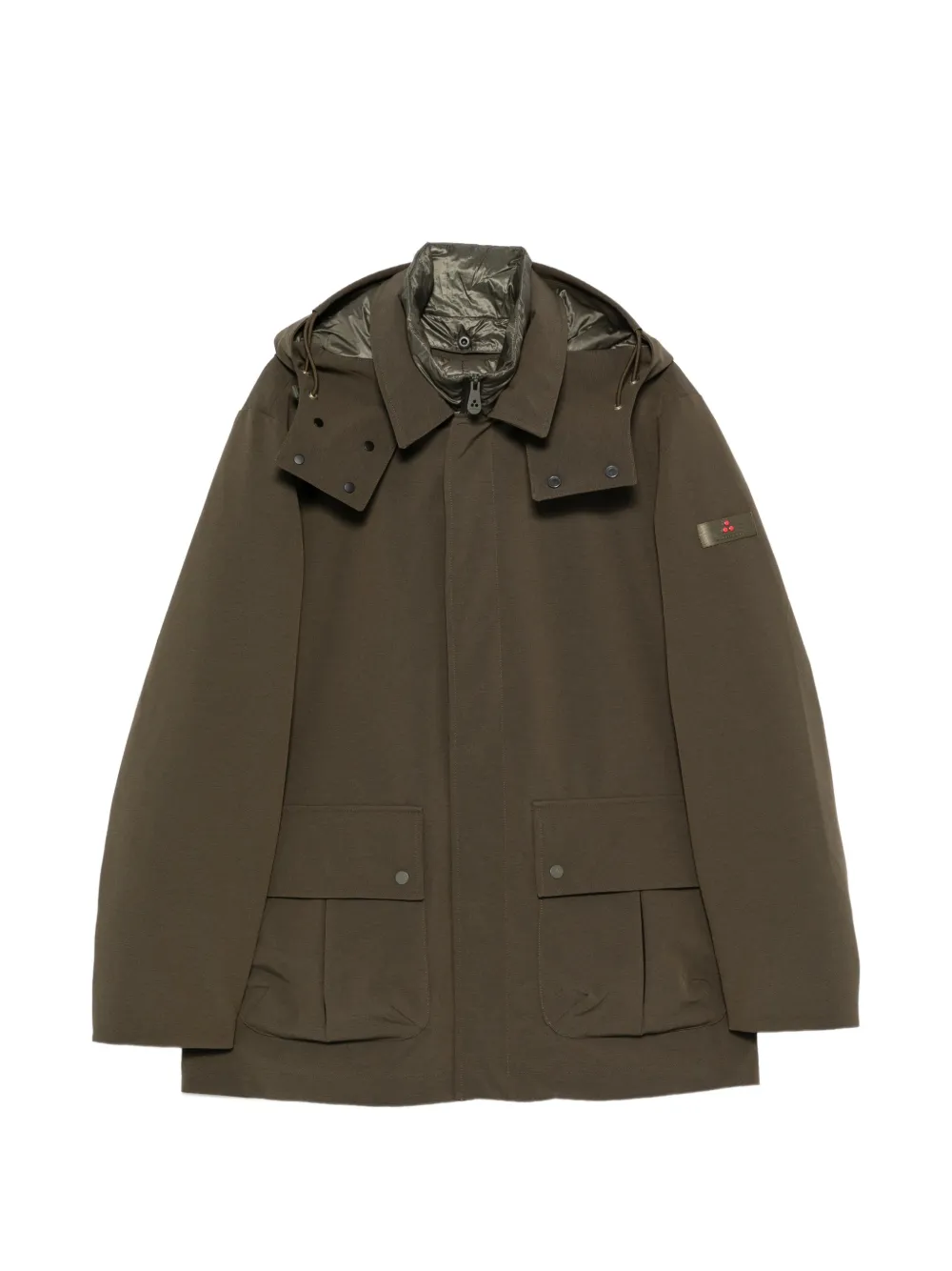 Peuterey Sarthe hooded coats - Verde