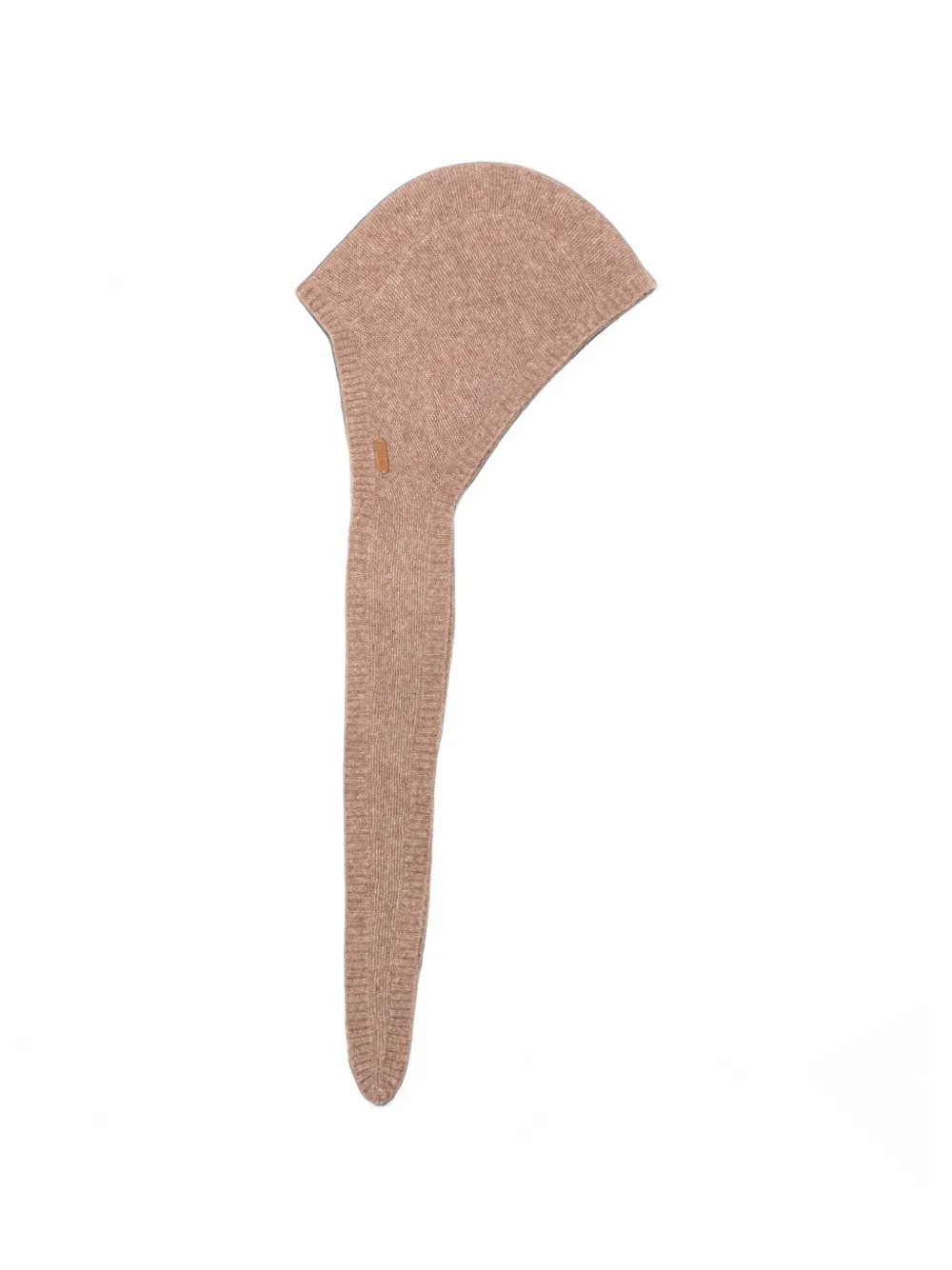 YERSE ribbed-knit balaclava hat - Toni neutri