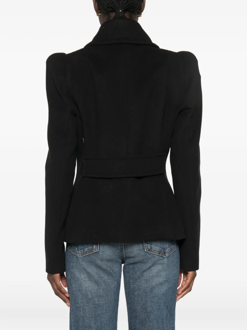 7 For All Mankind Jack met dubbele rij knopen Zwart