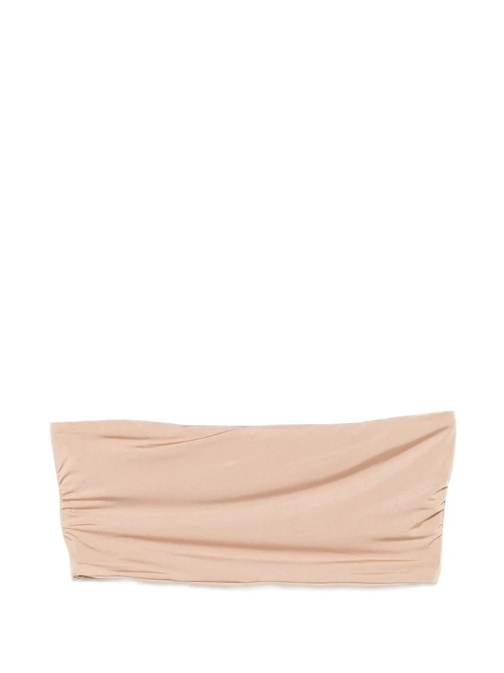 MOUTAKI ruched bikini top - Toni neutri