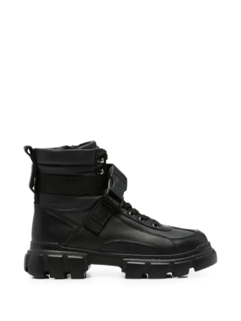 SERGIO MORETTI FIRENZE buckle-fastening panelled ankle boots