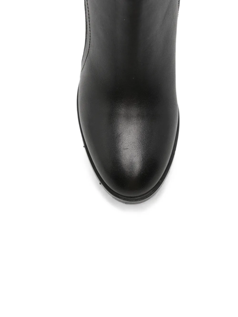 SERGIO MORETTI FIRENZE leather ankle boots Zwart