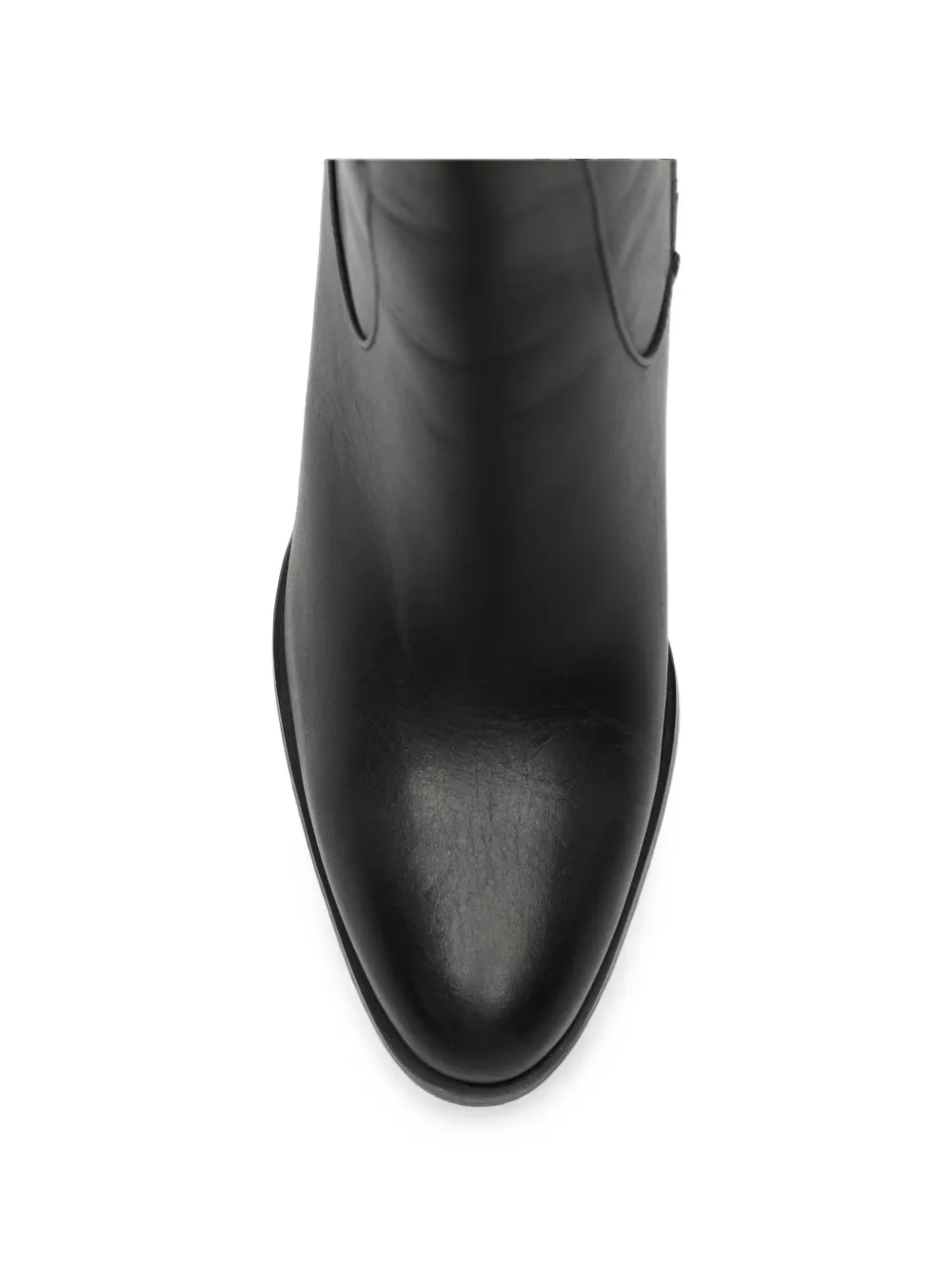 SERGIO MORETTI FIRENZE buckle-detail leather ankle boots Zwart