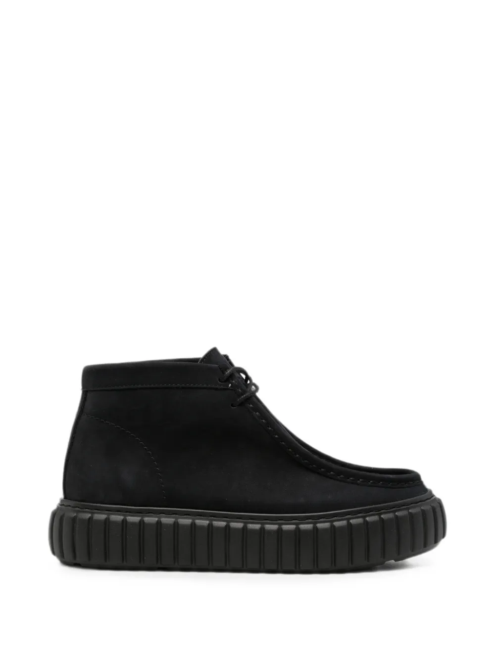 SERGIO MORETTI FIRENZE lace-up desert boots Zwart