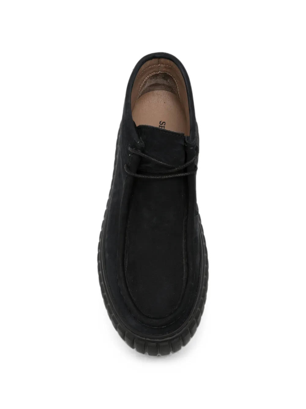 SERGIO MORETTI FIRENZE lace-up desert boots Zwart