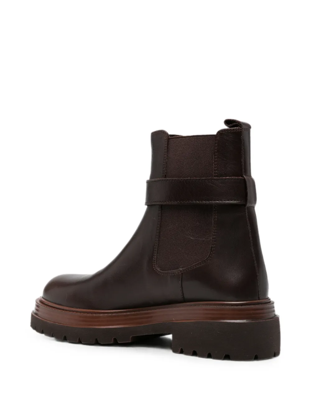 Sergio Moretti Firenze Buckle-strap Chelsea Boots - Marrón 