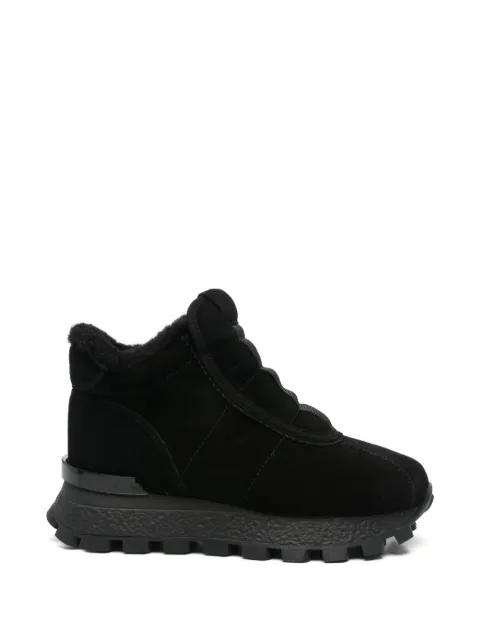 SERGIO MORETTI FIRENZE shearling-trim chunky sneakers