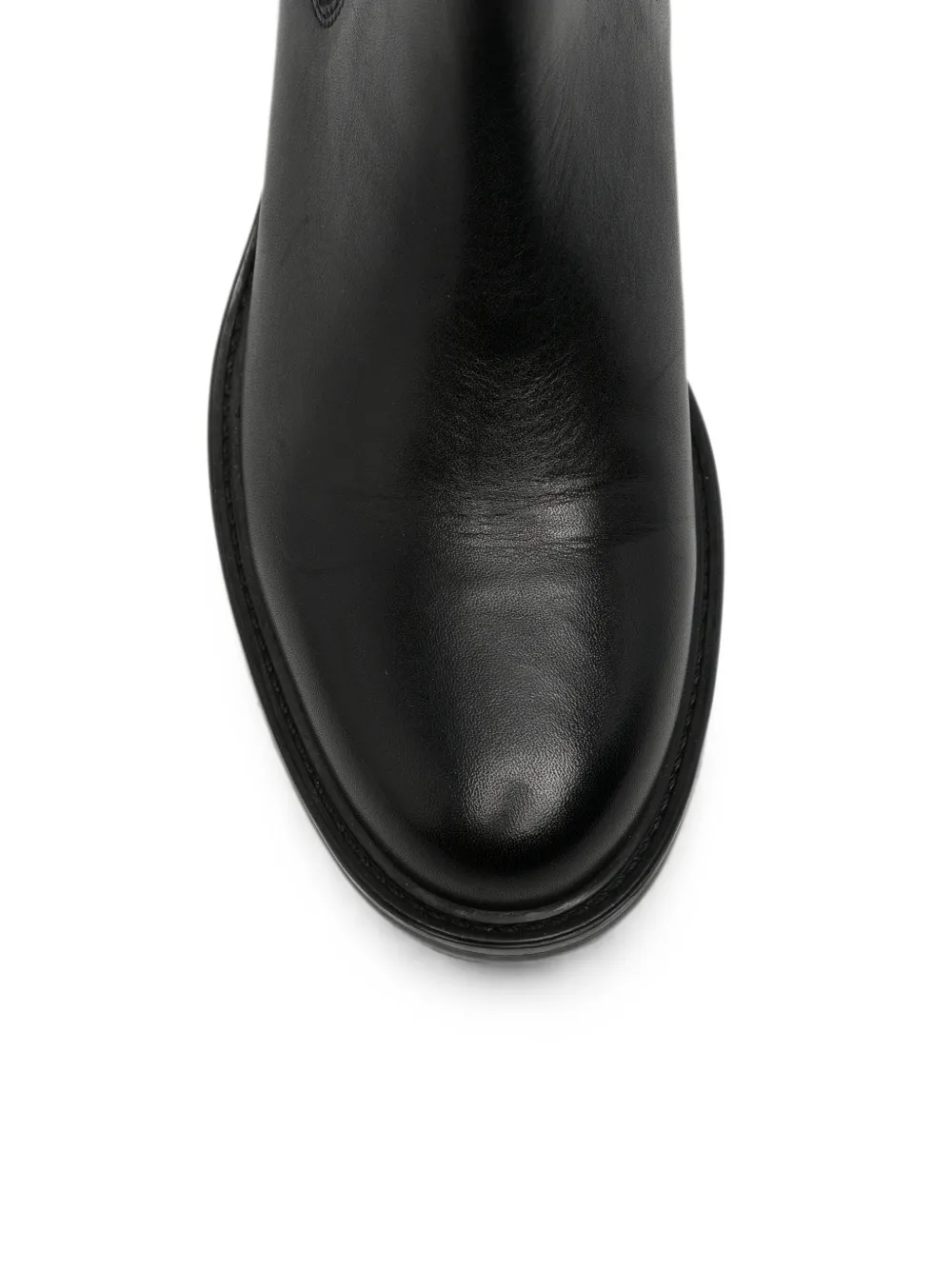SERGIO MORETTI FIRENZE elasticated-panel pull-tab ankle boots Zwart