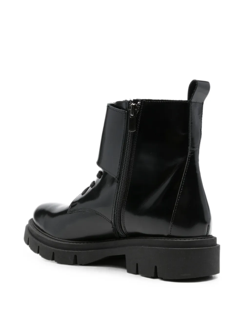 SERGIO MORETTI FIRENZE buckle-strap ankle boots Zwart