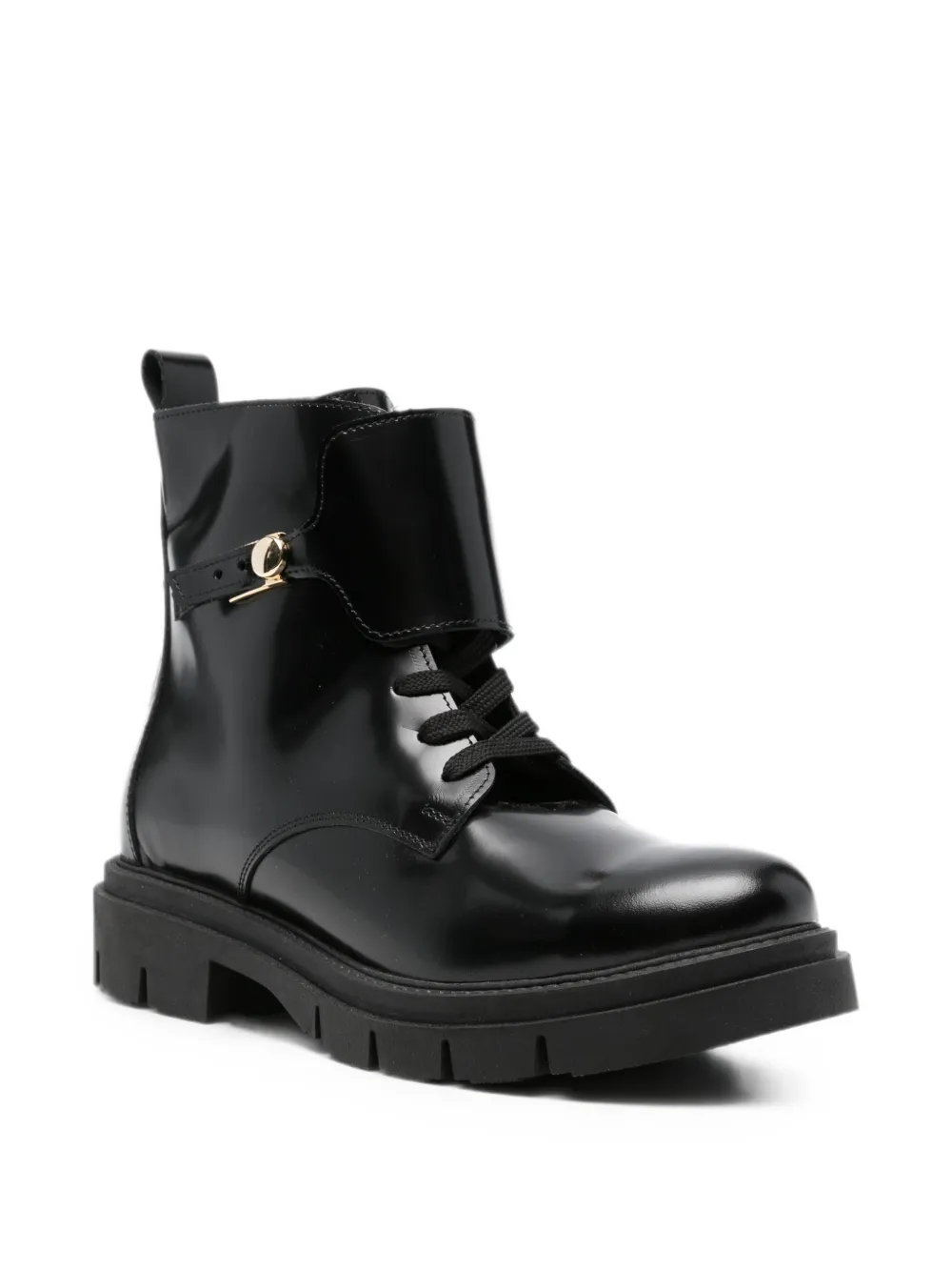 SERGIO MORETTI FIRENZE buckle-strap ankle boots Zwart