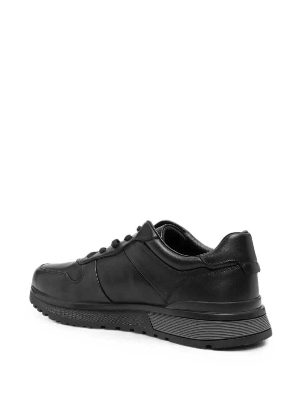 SERGIO MORETTI FIRENZE leather sneakers Zwart
