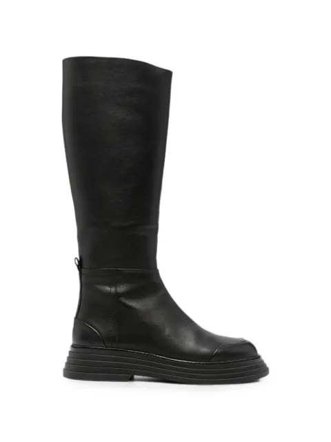 SERGIO MORETTI FIRENZE ridged-sole knee-high boots