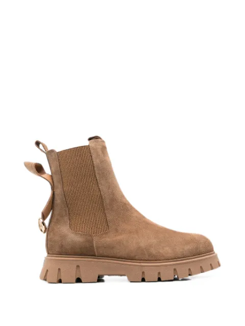 SERGIO MORETTI FIRENZE suede lug-sole boots