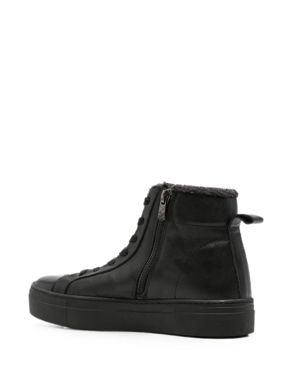 SERGIO MORETTI FIRENZE High-top sneakers met fleece voering Zwart
