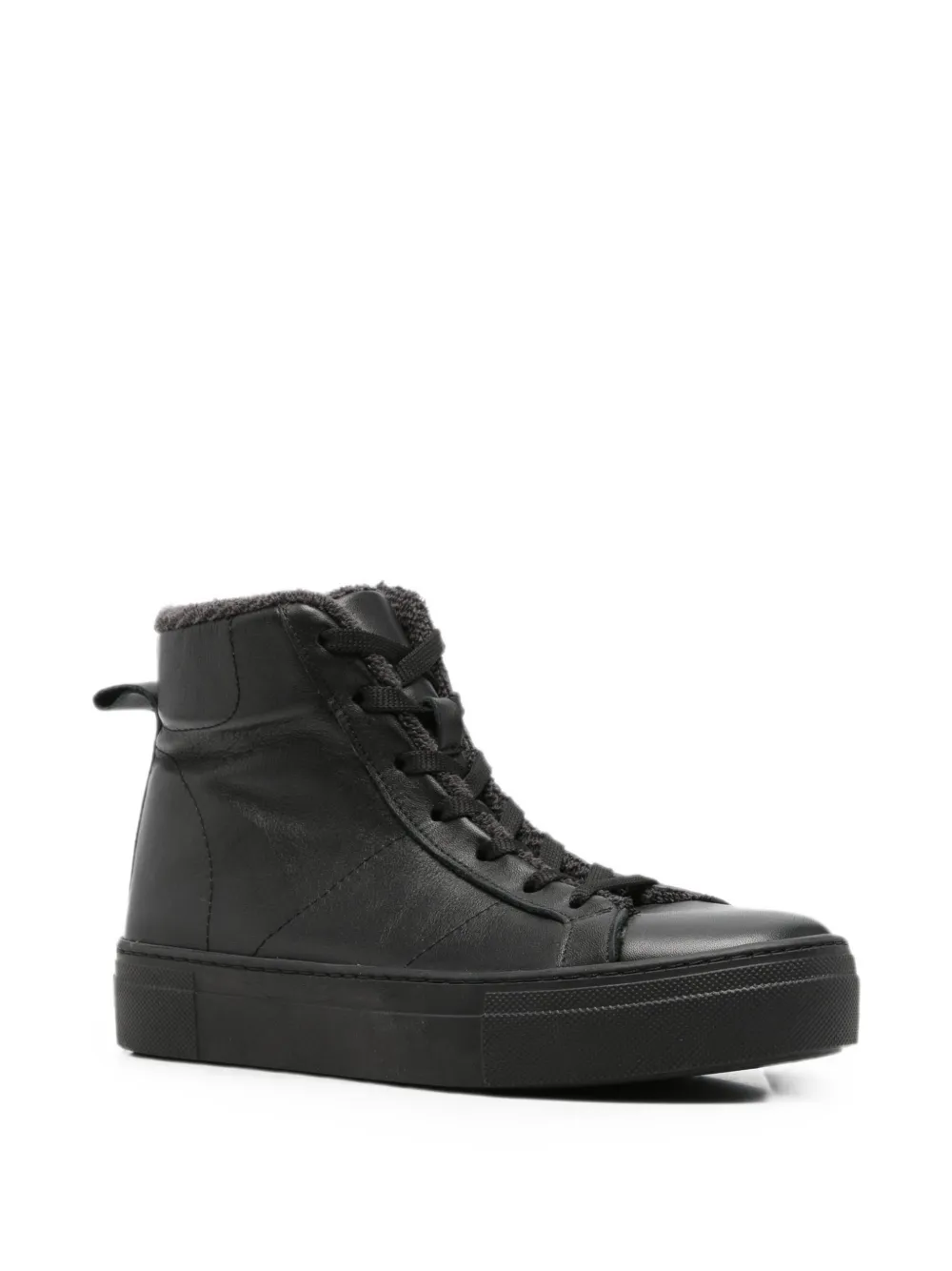 SERGIO MORETTI FIRENZE High-top sneakers met fleece voering Zwart