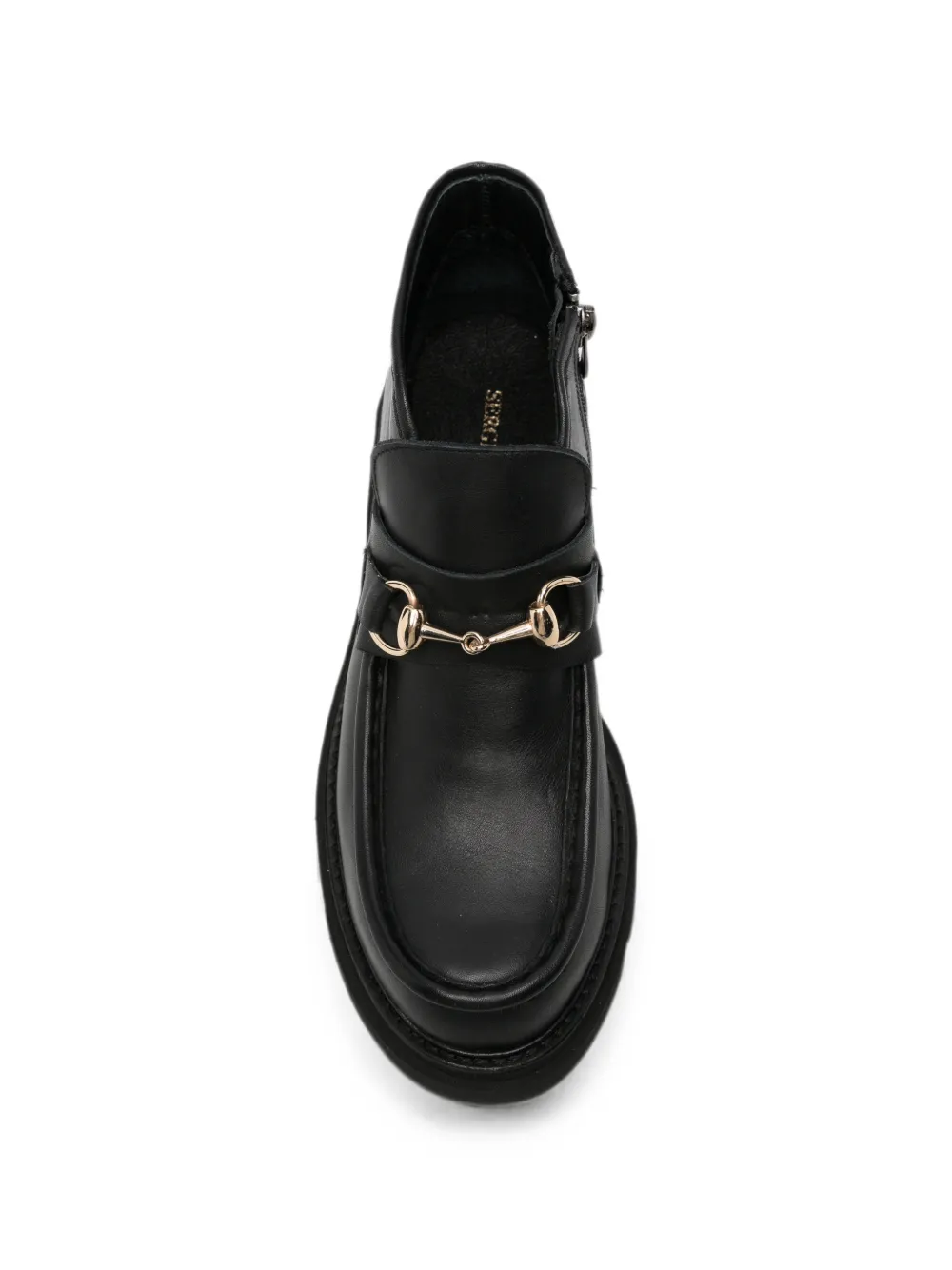 SERGIO MORETTI FIRENZE horsebit-detail ankle boots Zwart