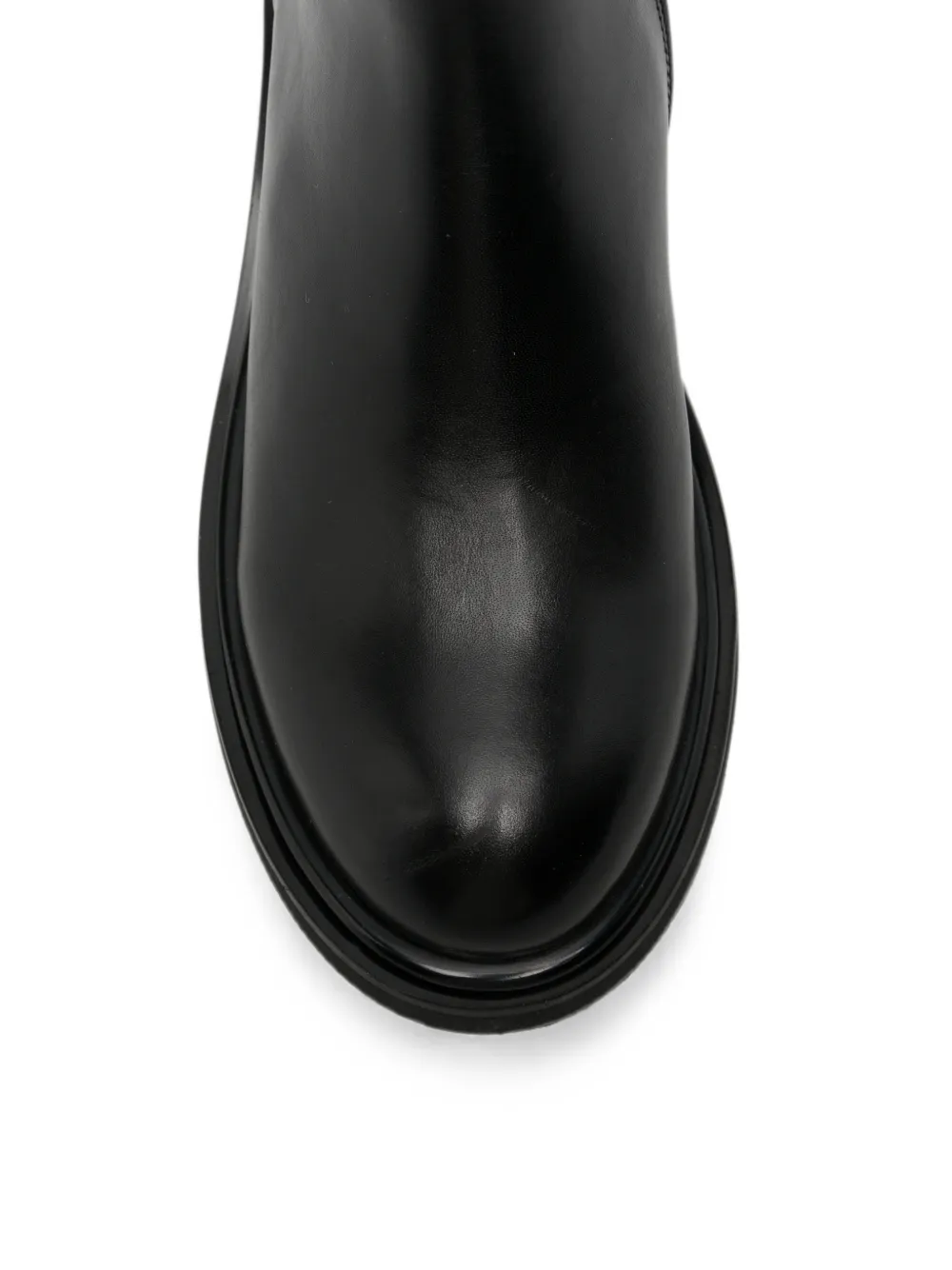 SERGIO MORETTI FIRENZE logo-detail ankle boots Zwart