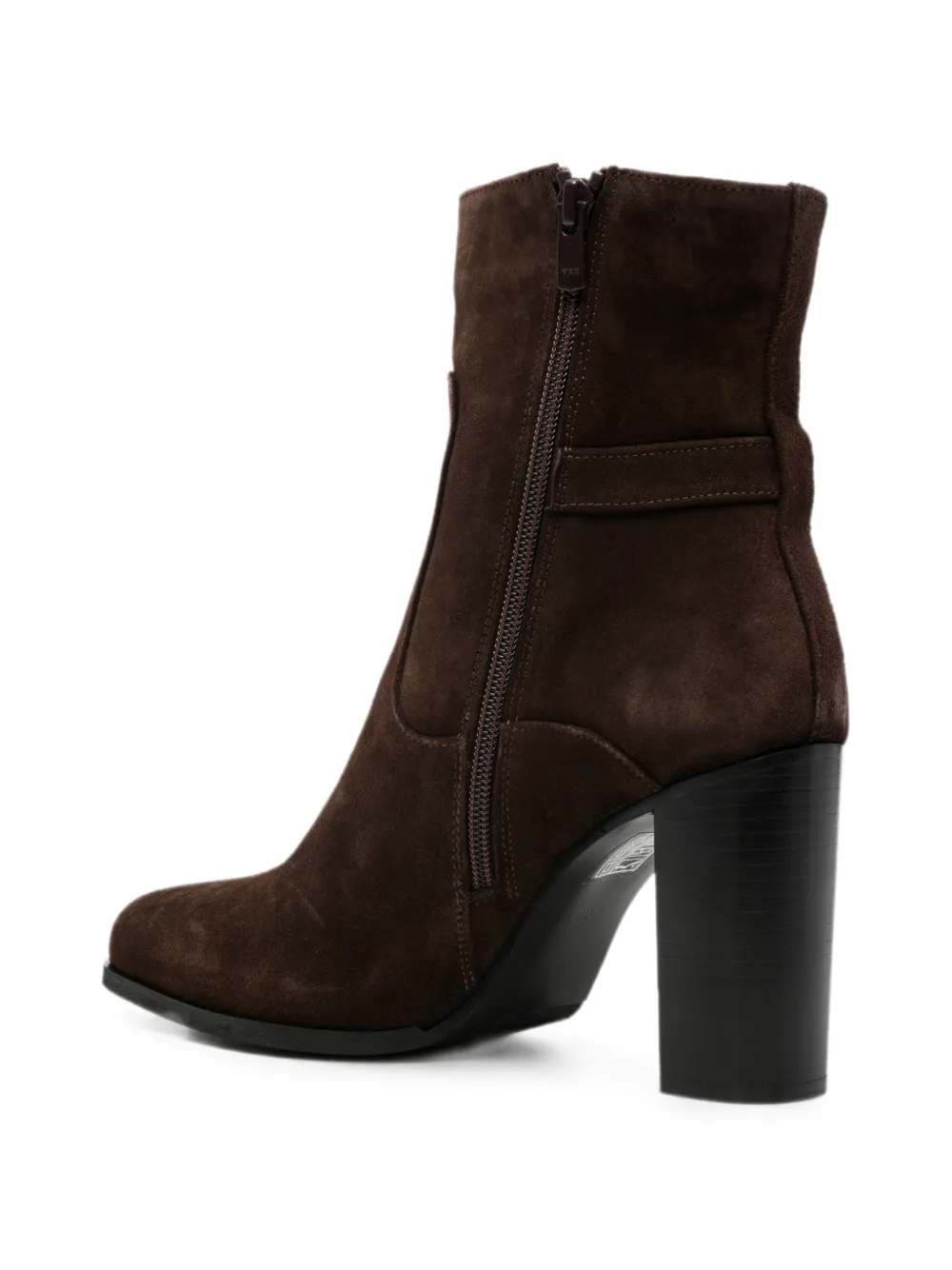 SERGIO MORETTI FIRENZE round-toe zip-fastening boots Bruin