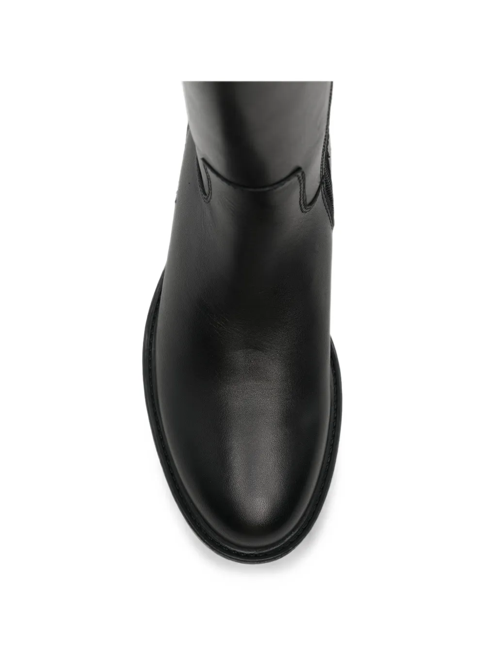 SERGIO MORETTI FIRENZE side-zip knee-high boots Zwart