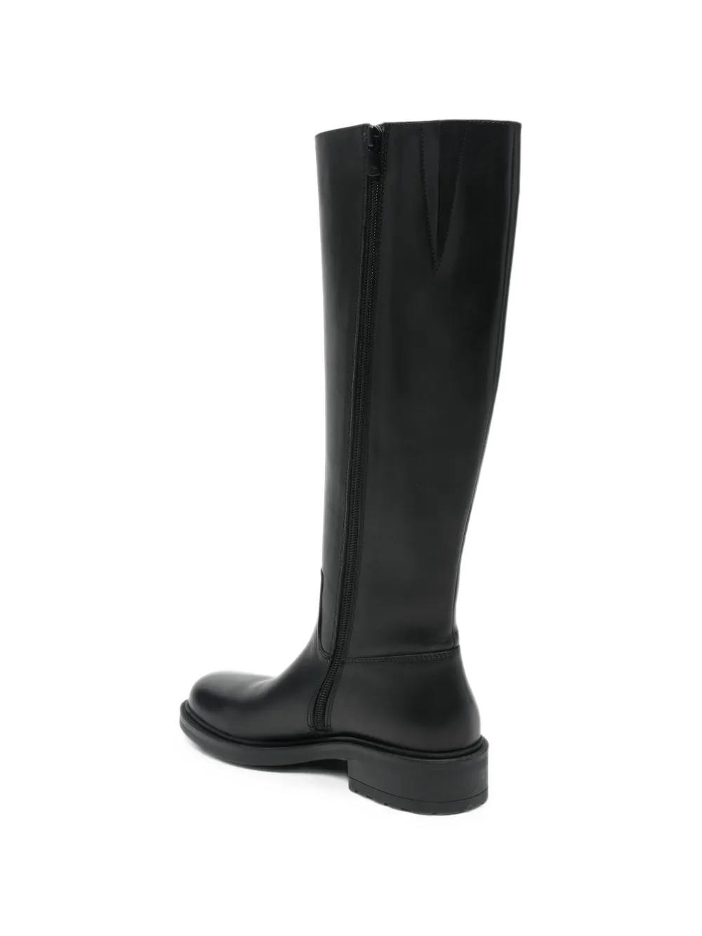SERGIO MORETTI FIRENZE side-zip knee-high boots Zwart
